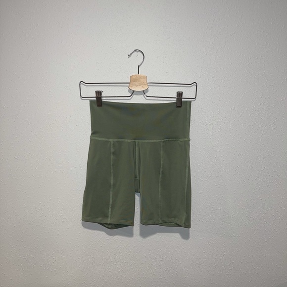 Morgan Stewart Sport Biker Shorts in Cypress - Picture 3 of 6